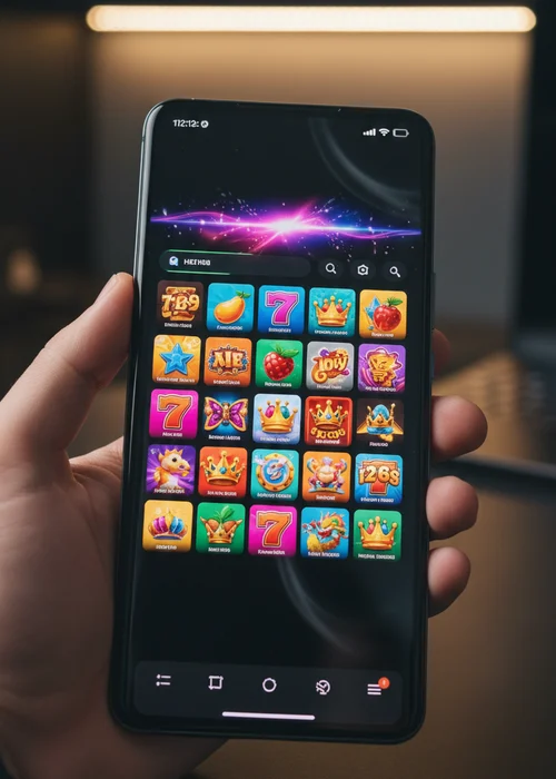Screenshot of 77Bit Casino homepage displaying popular slots and bonus offers